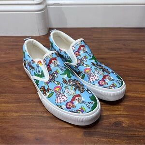 NWOT Disney Pixar Toy Story Ground Up Toy Story Slip-on Shoes size 8